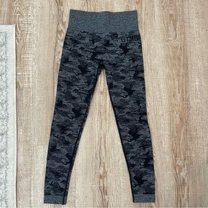Gymshark black camo leggings